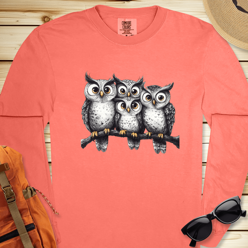 Four Owls Long Sleeve Tshirt