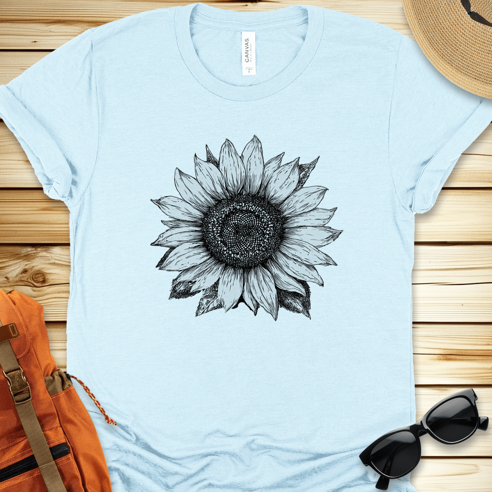 Sunflower Sketch Tshirt
