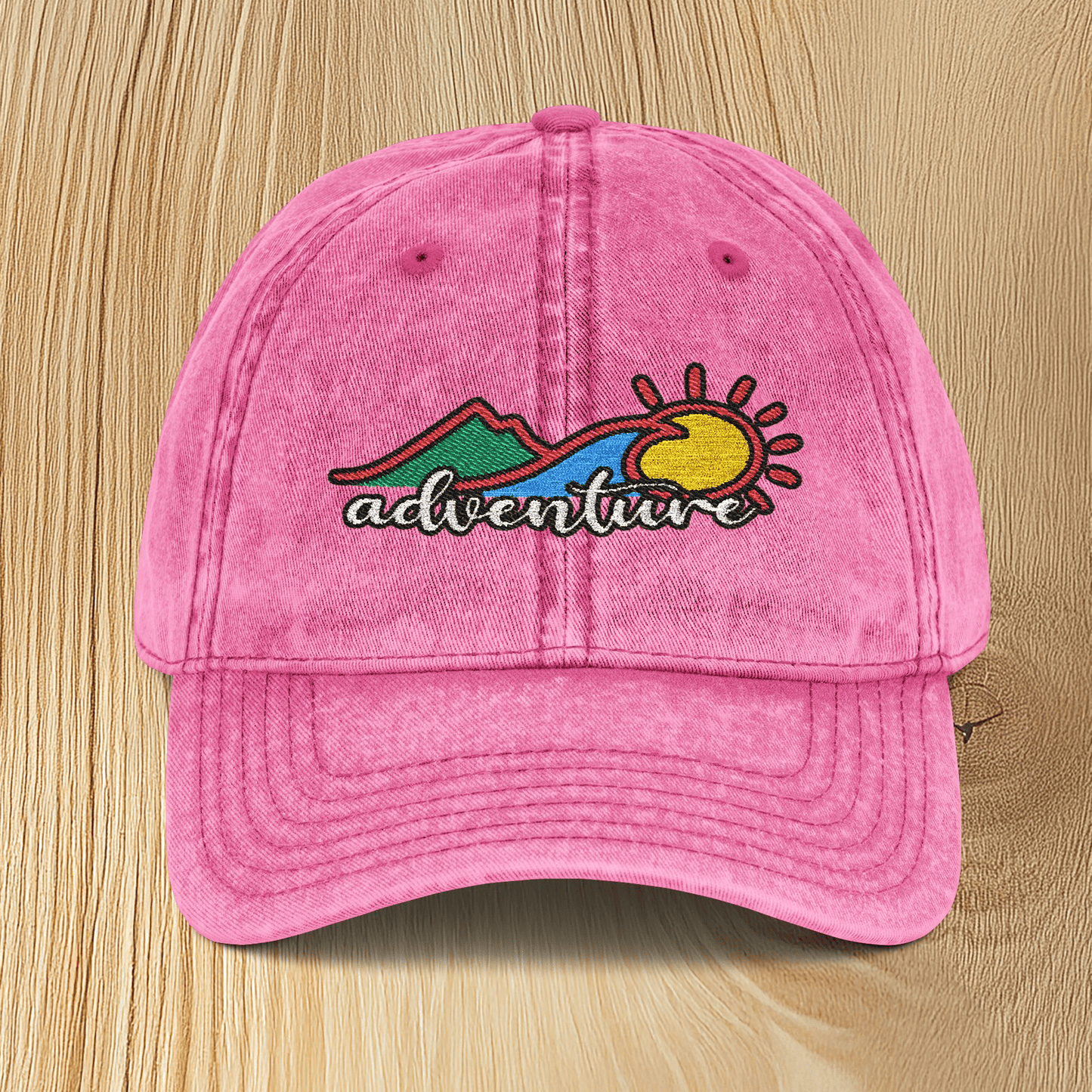 Adventure Vintage Embroidered Baseball Cap