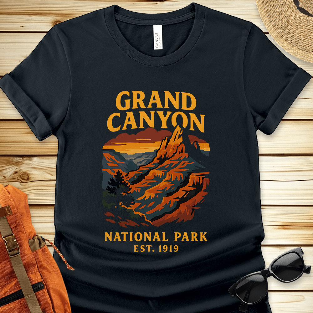 Grand Canyon Retro National Park Tshirt