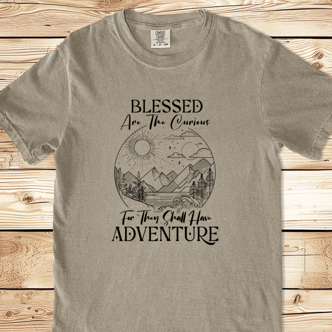 Blessed Are The Curious Relaxed Fit Tee - Ramblin Road