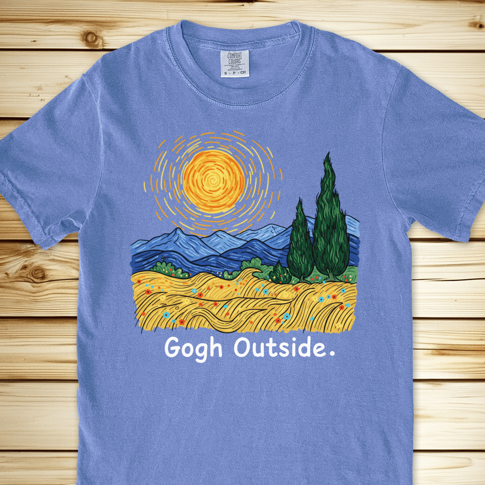 Gogh Outside Wheatfield Relaxed Fit Tee