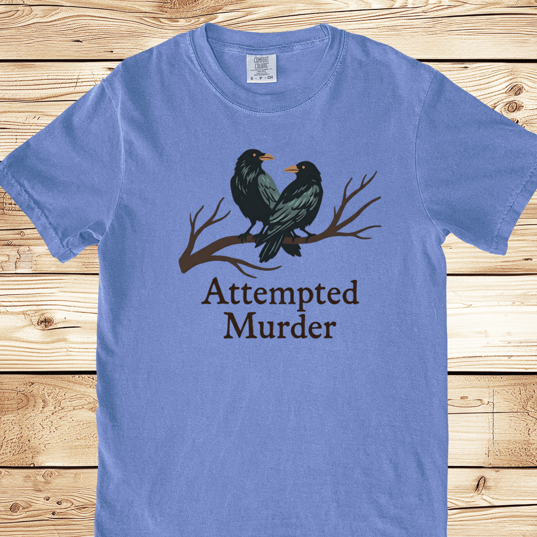 Attempted Murder Relaxed Fit Tee - Ramblin Road