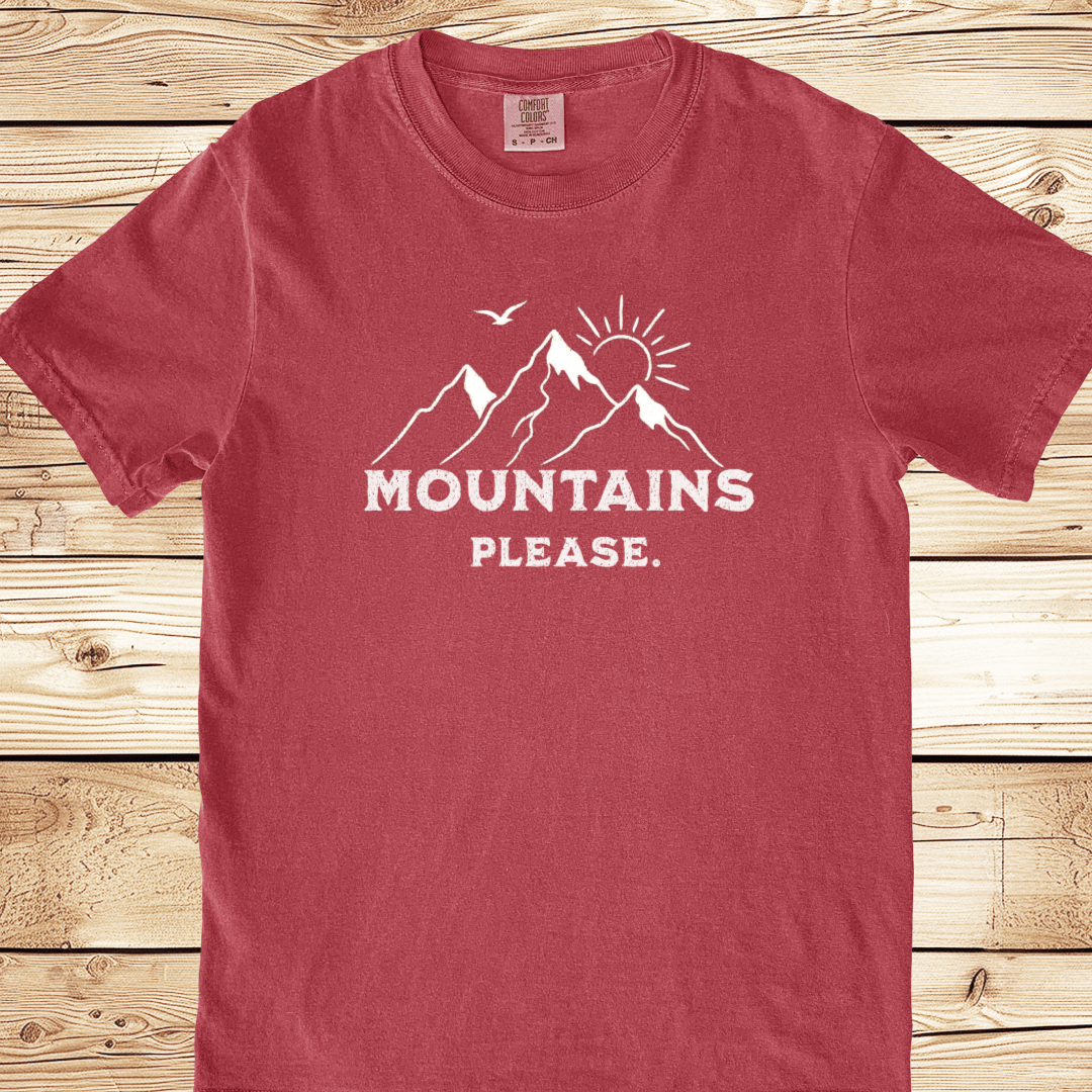 Mountains Please Relaxed Fit Tee - Ramblin Road