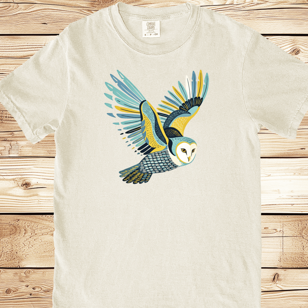 Folk Art Owl Relaxed Fit Tee - Ramblin Road