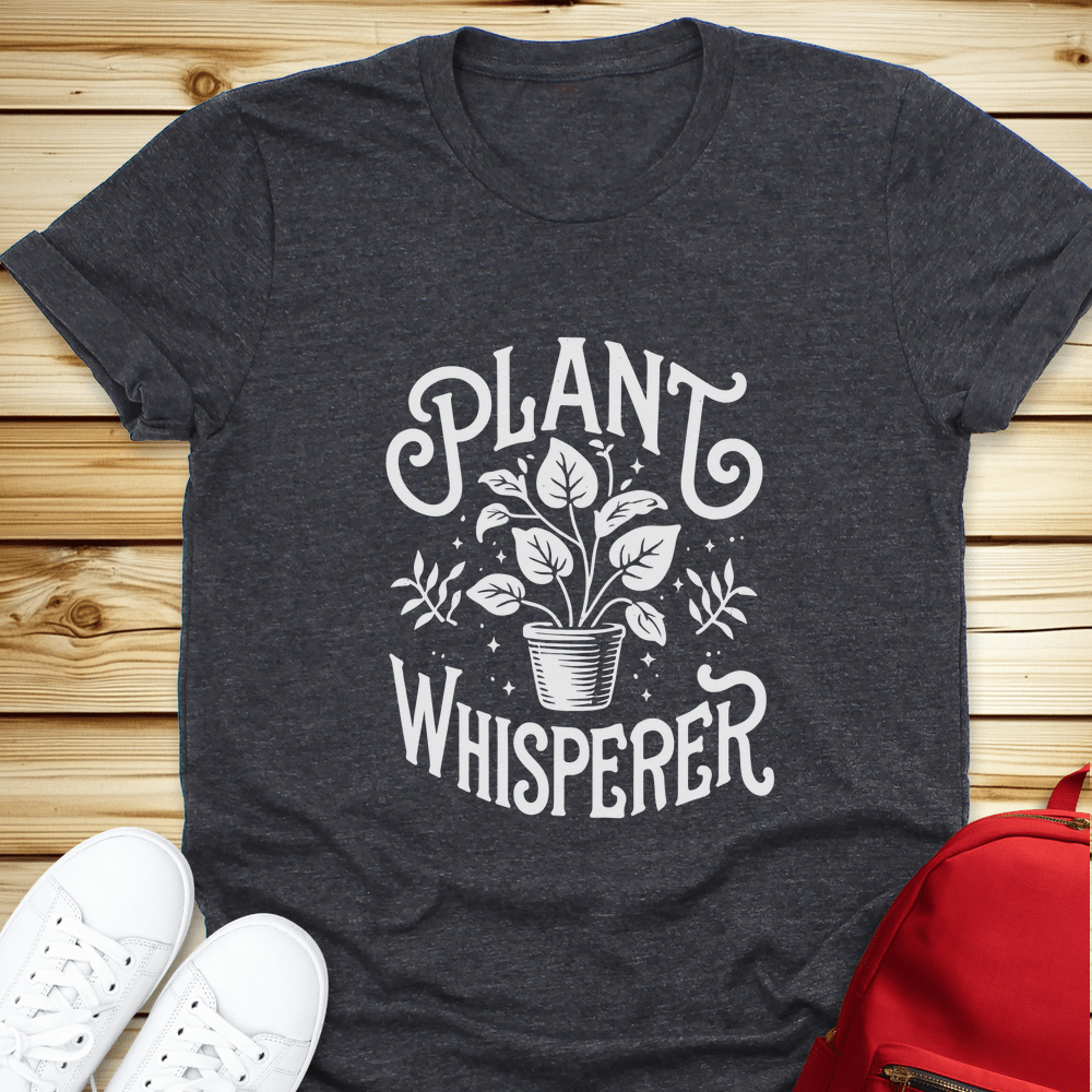 2193 Plant Whisperer W Tshirt - Dark Grey Heather