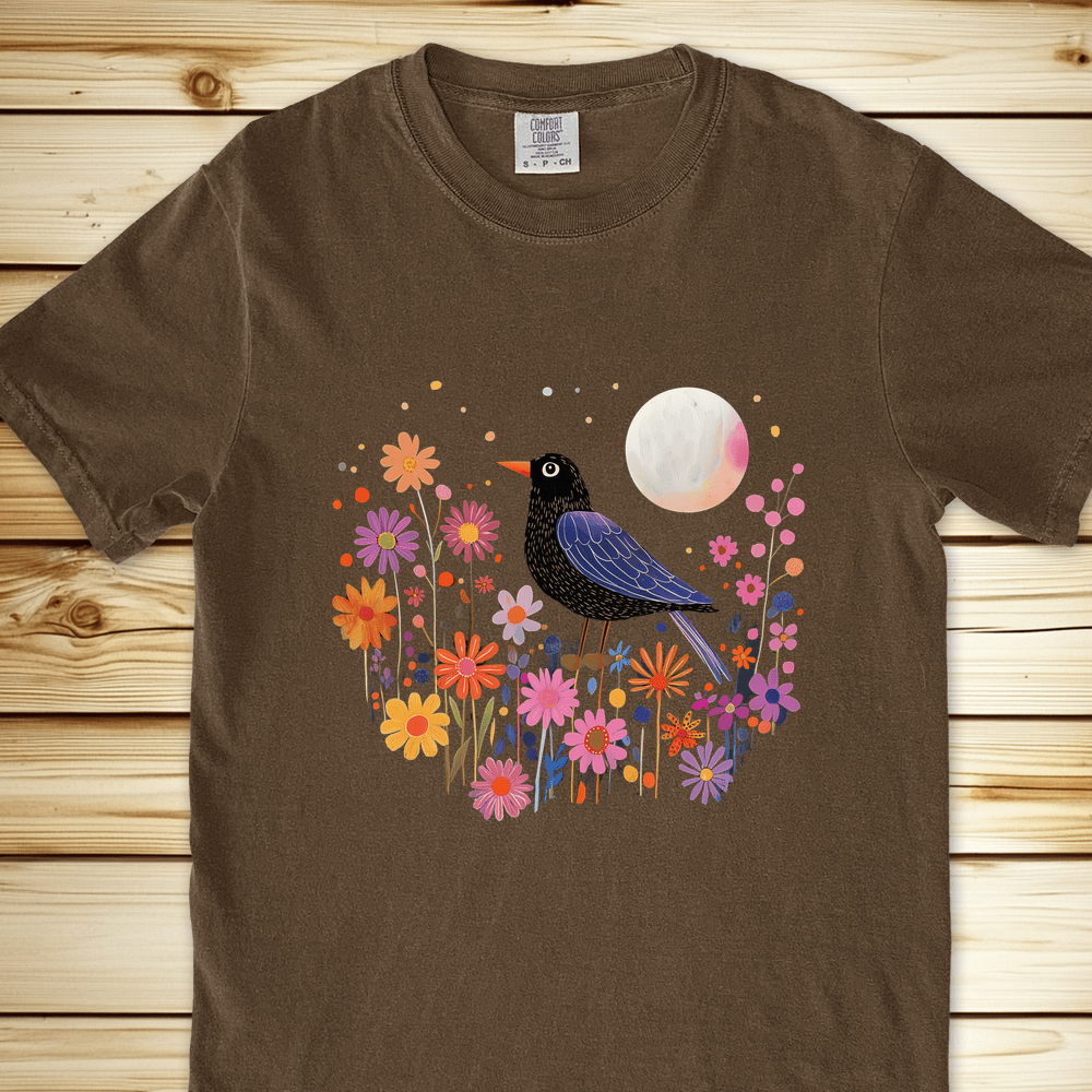 1989 Blackbird At Night Relaxed Fit Tee - Espresso