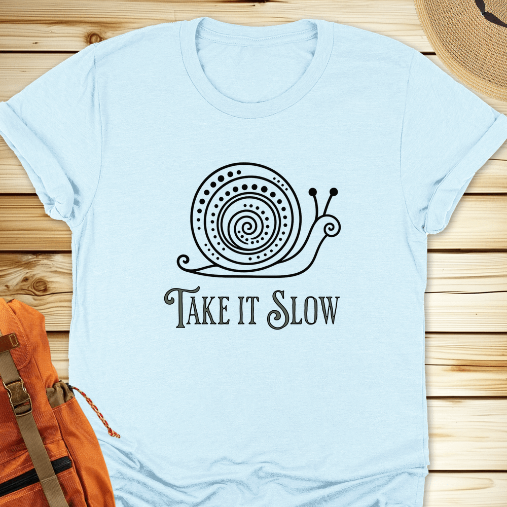 2020 Take It Slow Tshirt - Heather Ice Blue