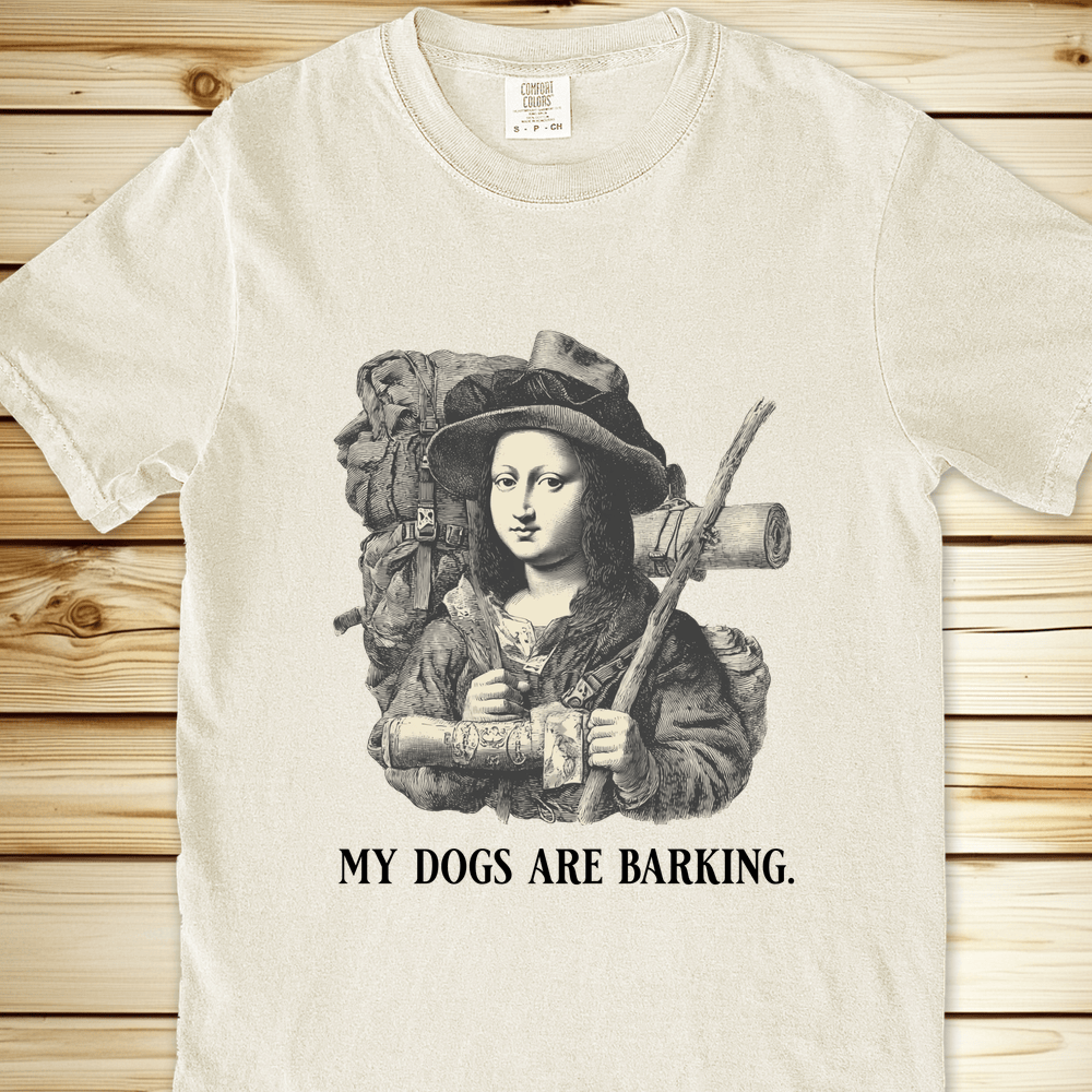Mona Lisa Hiking Relaxed Fit Tee - Ivory