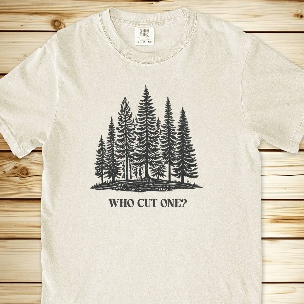 Who Cut One Trees Relaxed Fit Tee - Ivory