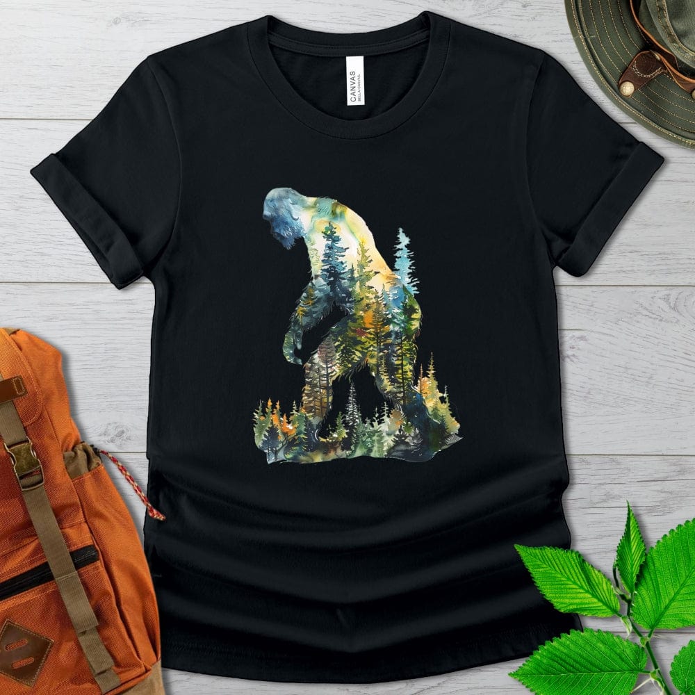 Bigfoot In The Forest Tshirt