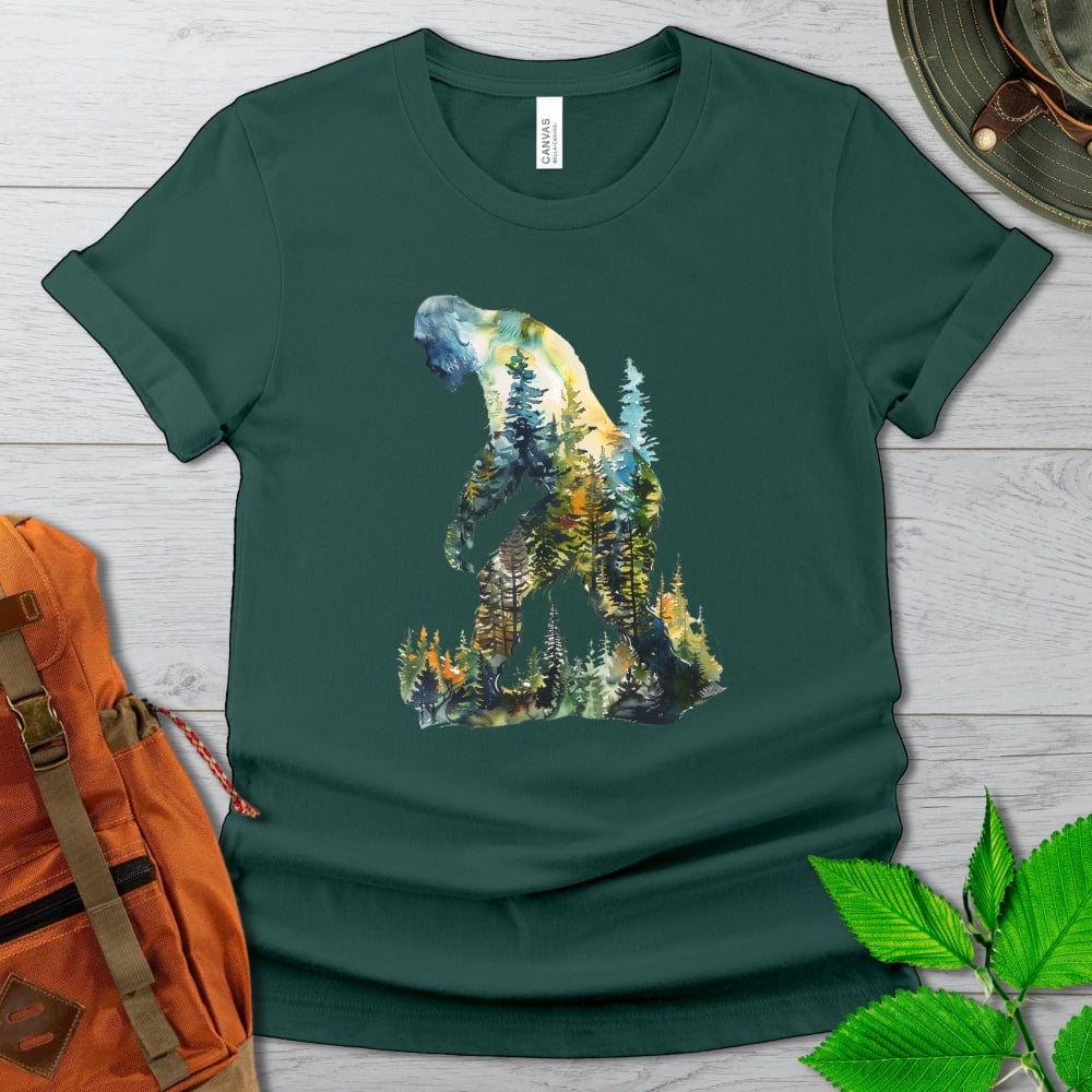 Bigfoot In The Forest Tshirt