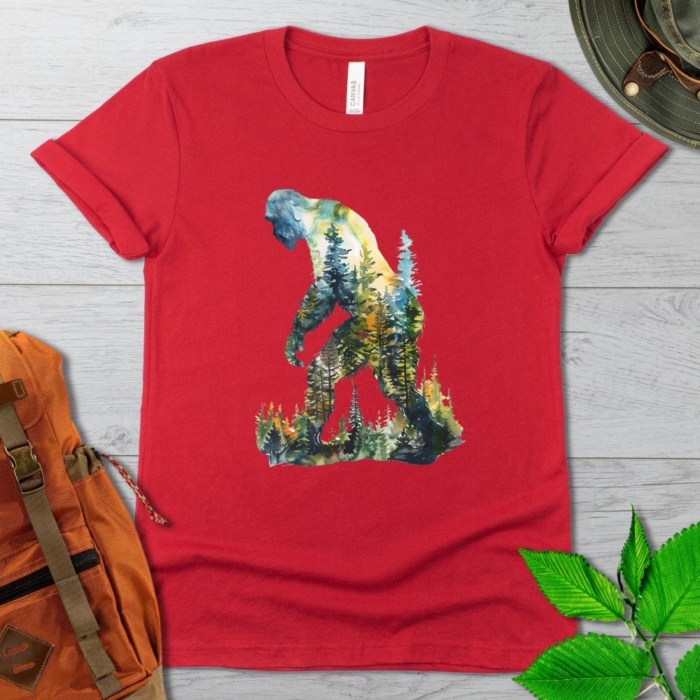 Bigfoot In The Forest Tshirt