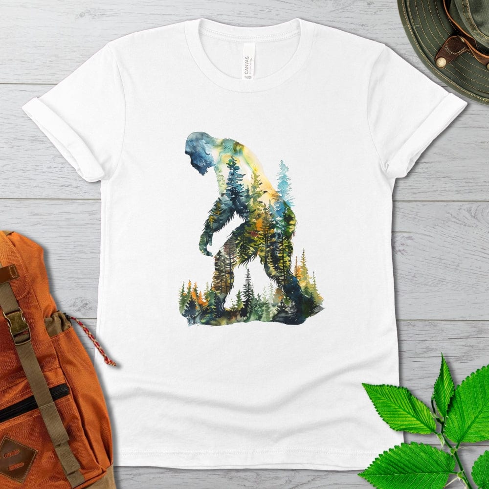 Bigfoot In The Forest Tshirt