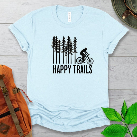 Happy Trails Mountain Bike TShirt