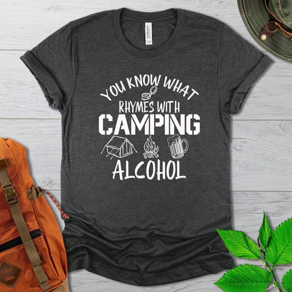 Funny Camping Rhyme Tshirt