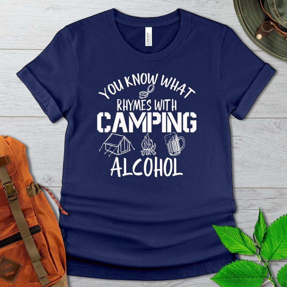 Funny Camping Rhyme Tshirt