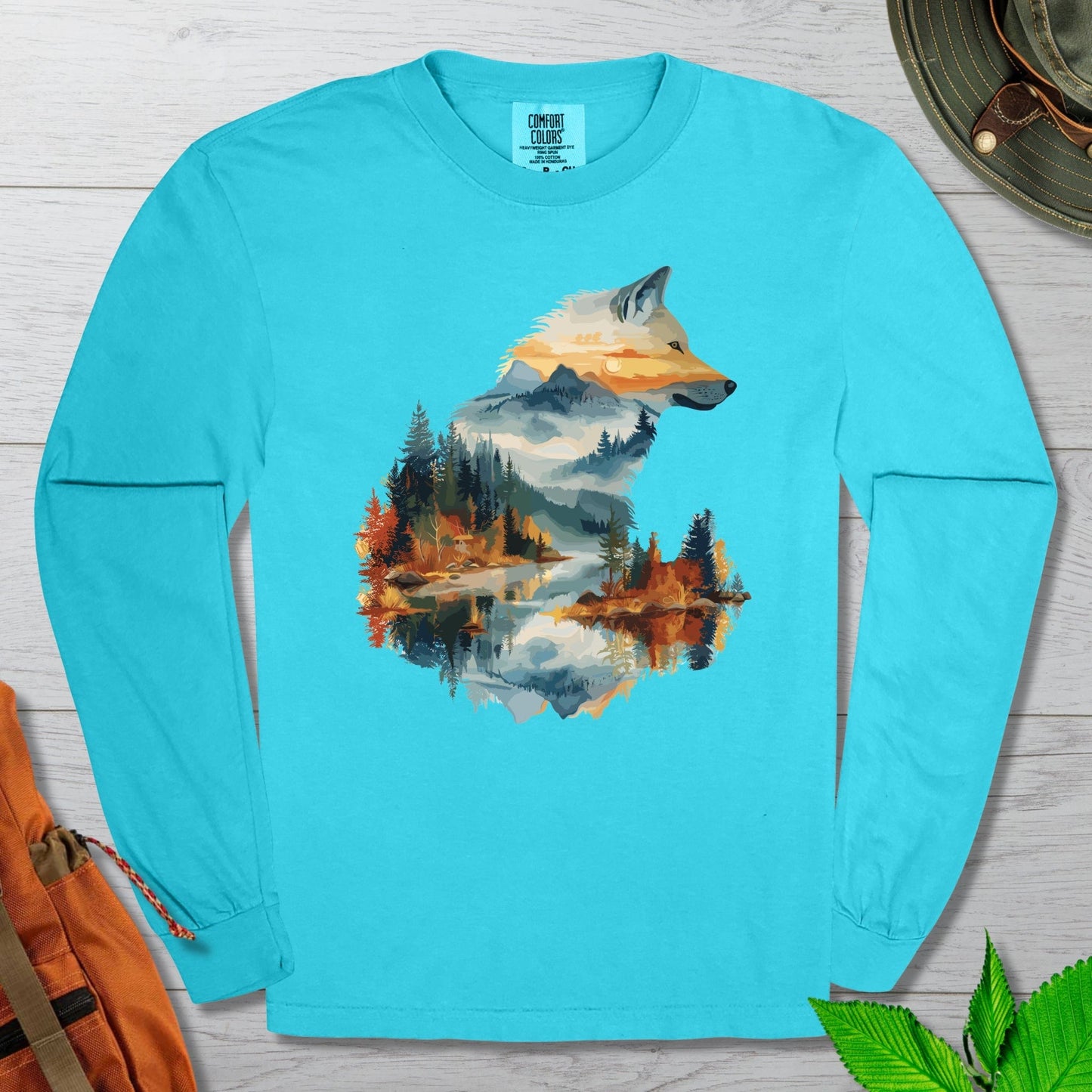 Wolf In The Wild Long Sleeve Tshirt