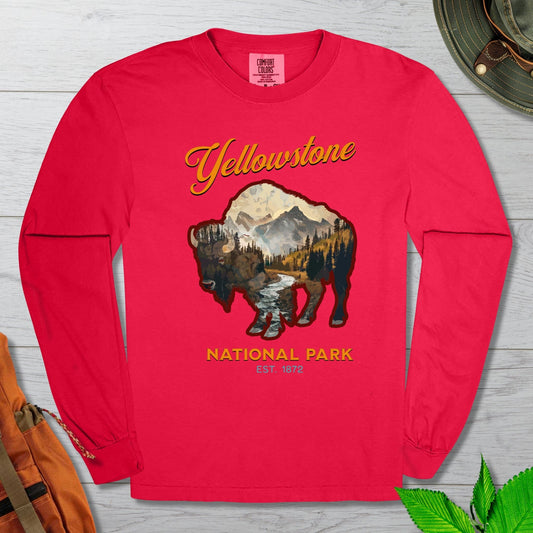 Yellowstone National Park Long Sleeve Tshirt