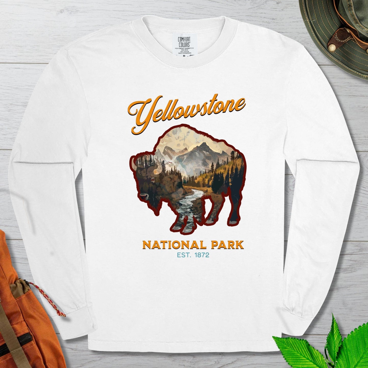 Yellowstone National Park Long Sleeve Tshirt