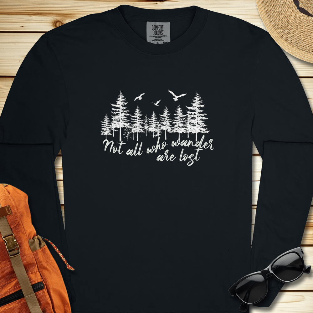 Not All Who Wander Long Sleeve Tshirt