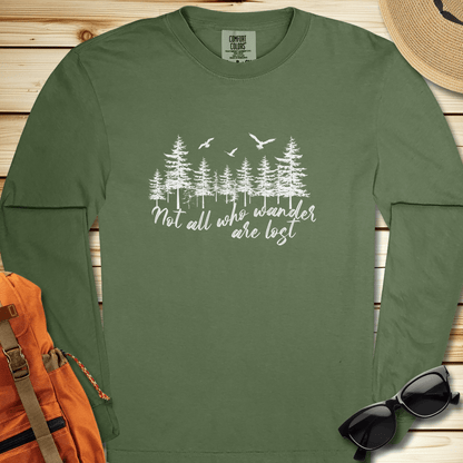 Not All Who Wander Long Sleeve Tshirt