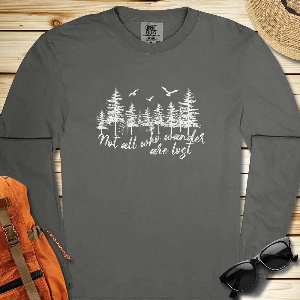 Not All Who Wander Long Sleeve Tshirt