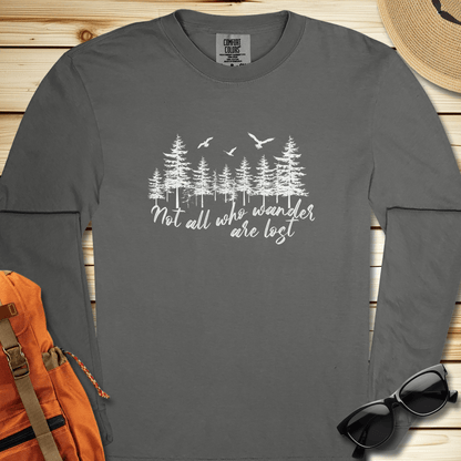 Not All Who Wander Long Sleeve Tshirt