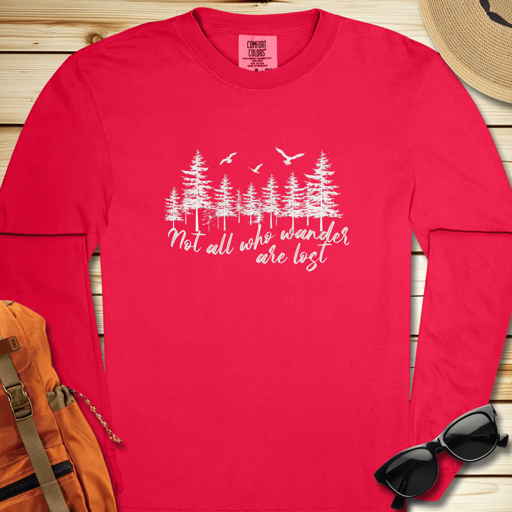 Not All Who Wander Long Sleeve Tshirt