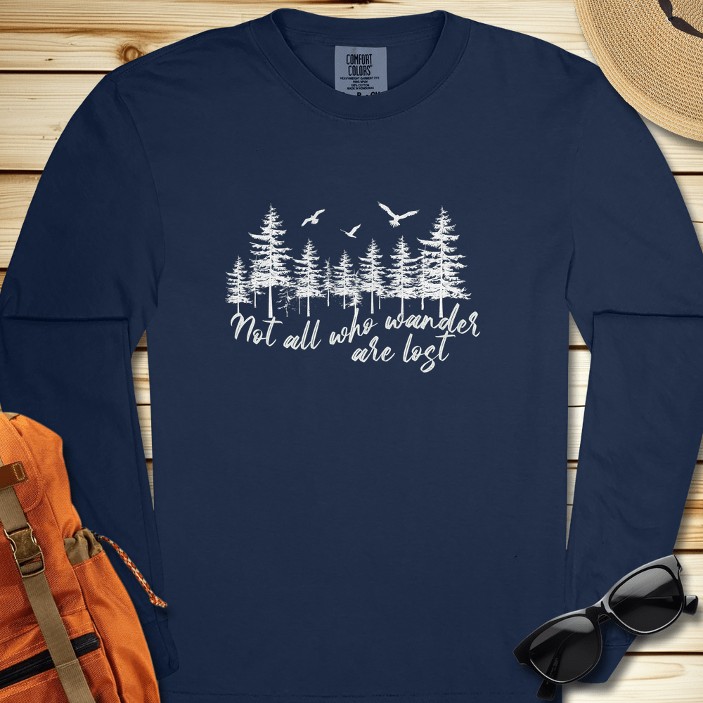 Not All Who Wander Long Sleeve Tshirt