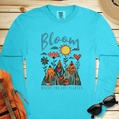 Bloom Where You Are Planted Long Sleeve Tshirt