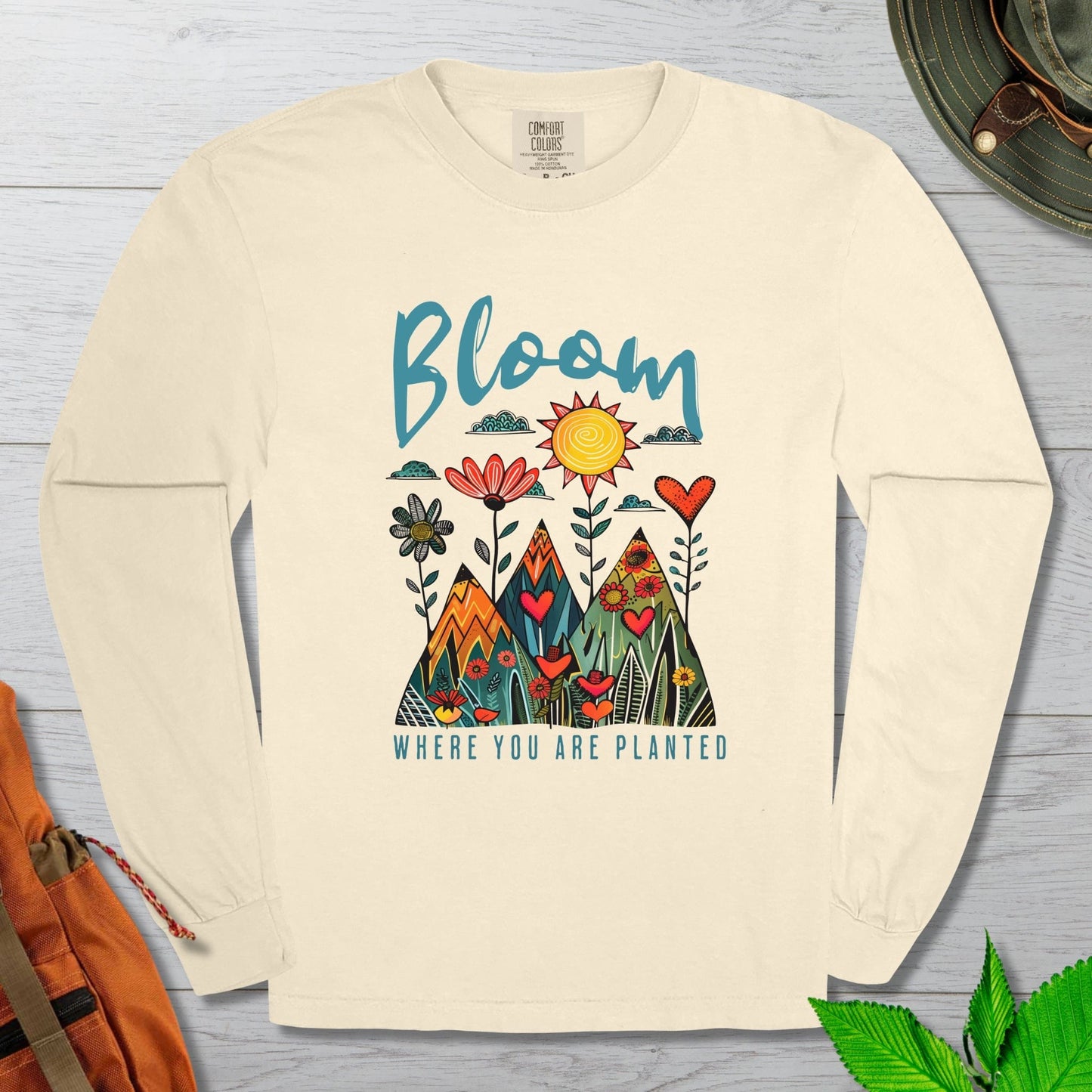 Bloom Where You Are Planted Long Sleeve Tshirt