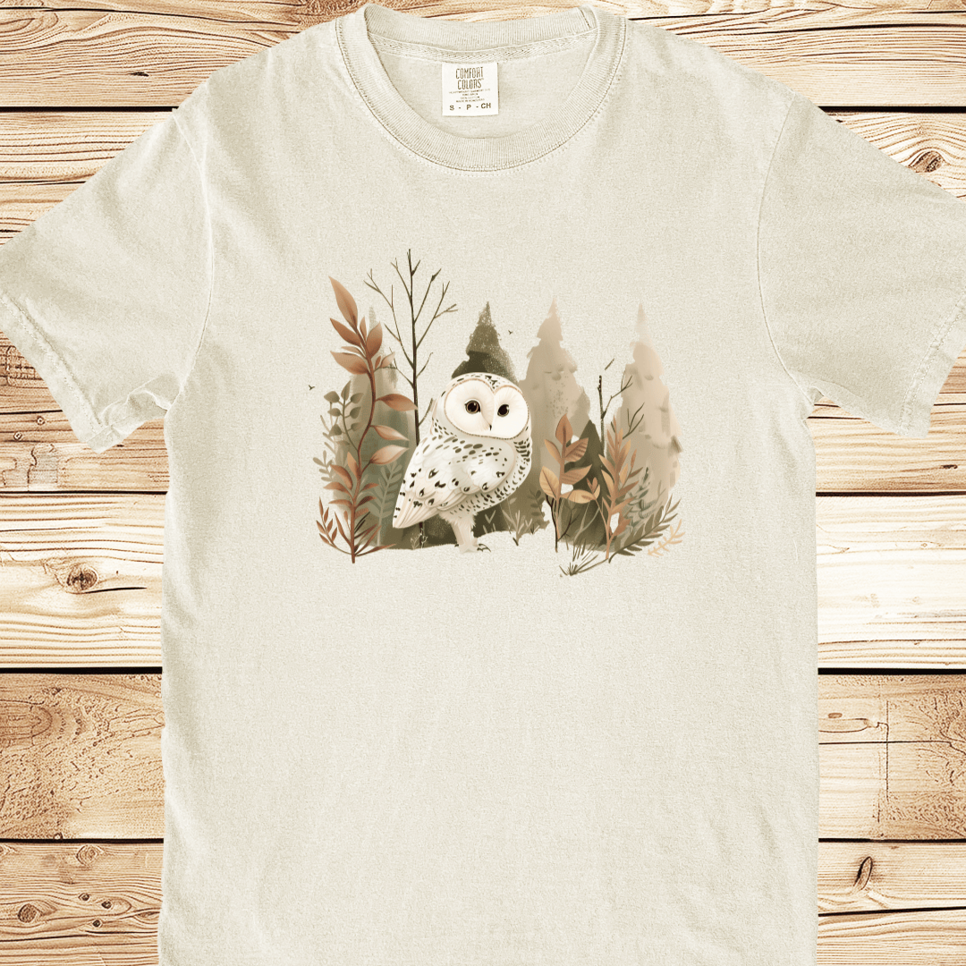 Snow Owl Relaxed Fit Tee - Ramblin Road