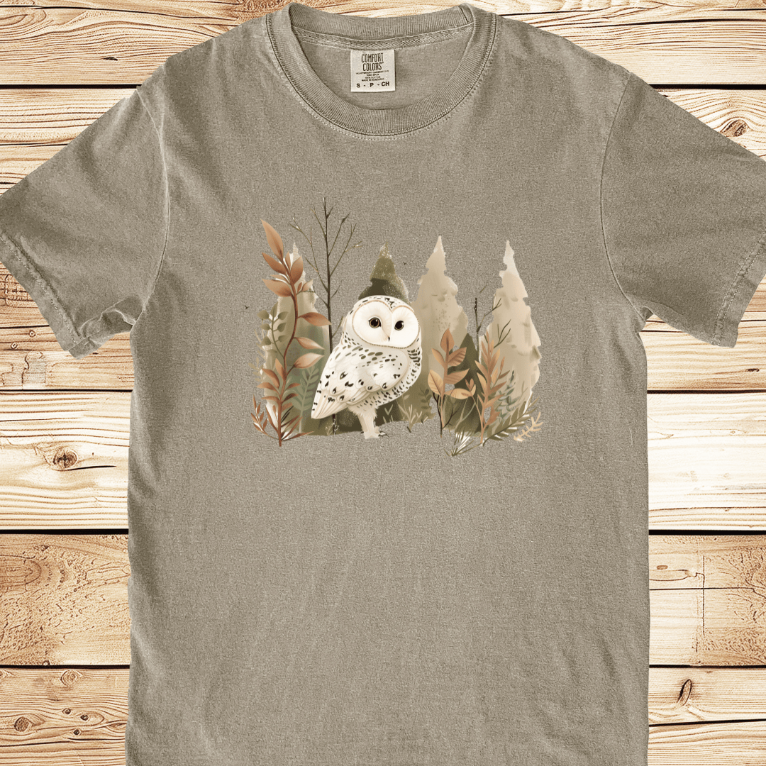 Snow Owl Relaxed Fit Tee - Ramblin Road