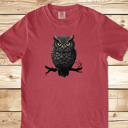 Black Owl Relaxed Fit Tee - Ramblin Road