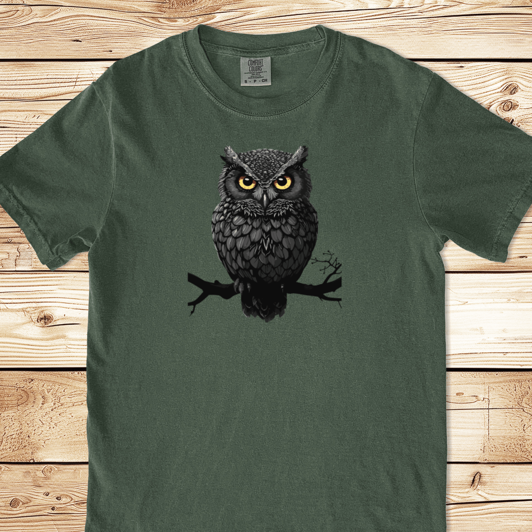 Black Owl Relaxed Fit Tee - Ramblin Road