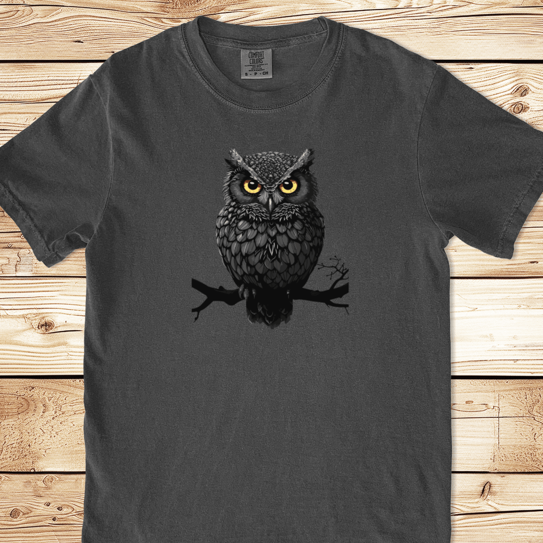 Black Owl Relaxed Fit Tee - Ramblin Road