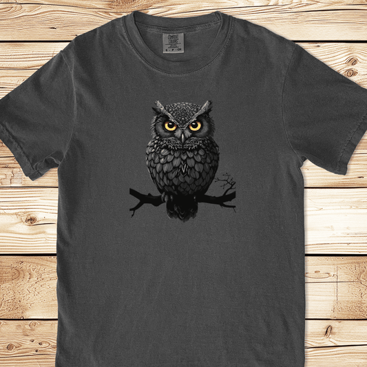 Black Owl Relaxed Fit Tee - Ramblin Road