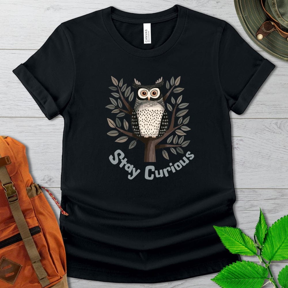 Stay Curious Owl Tshirt