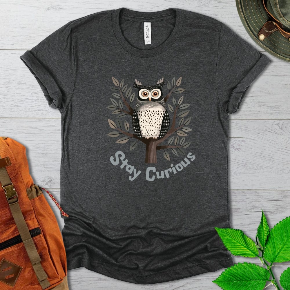 Stay Curious Owl Tshirt