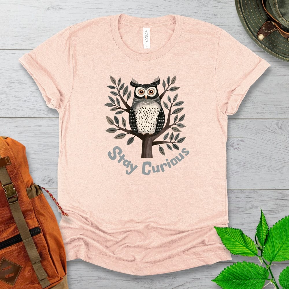 Stay Curious Owl Tshirt