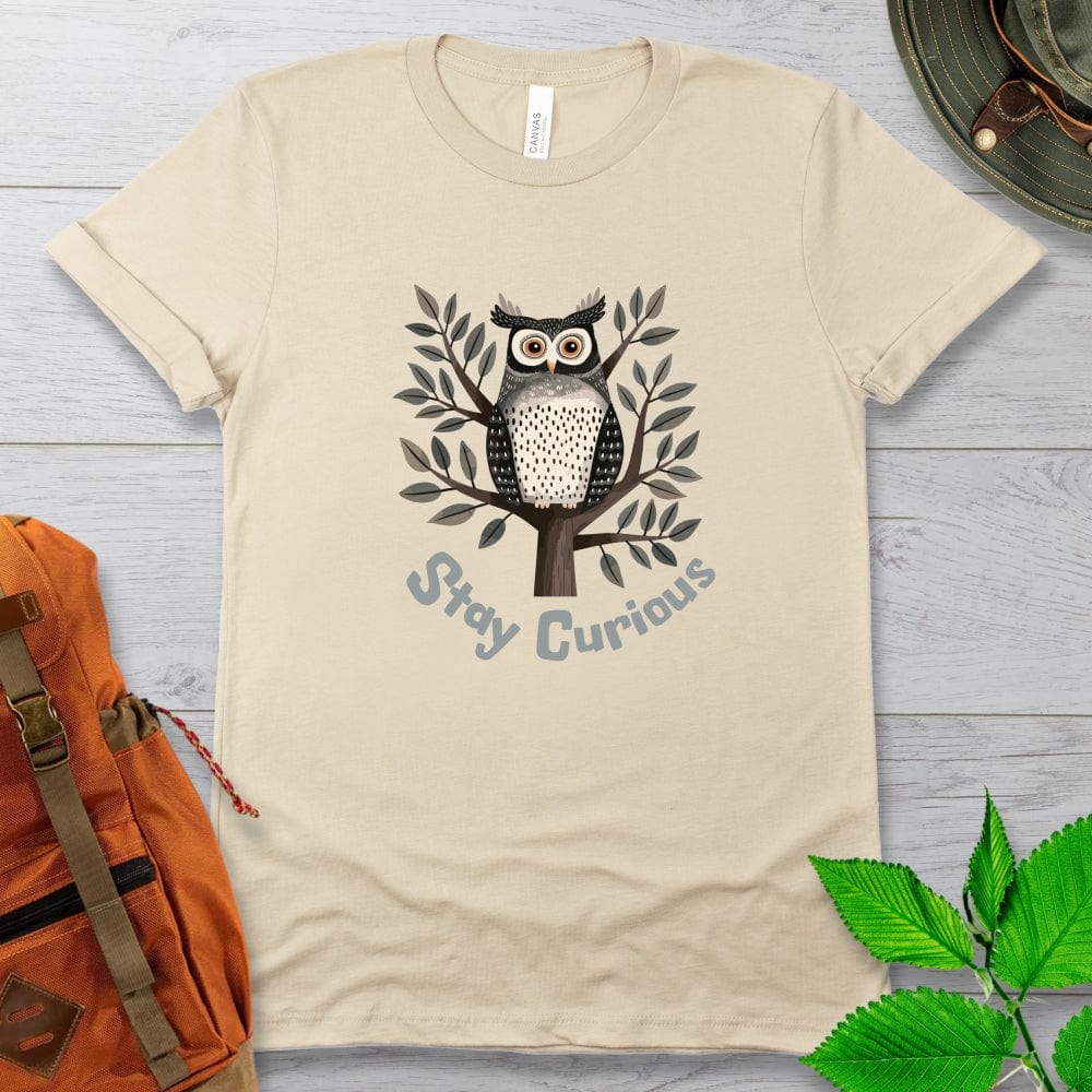 Stay Curious Owl Tshirt