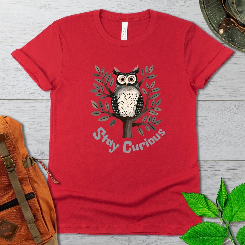 Stay Curious Owl Tshirt