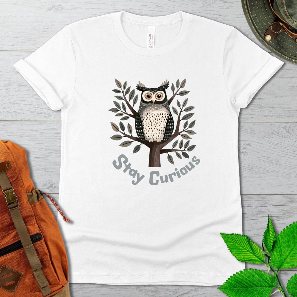 Stay Curious Owl Tshirt