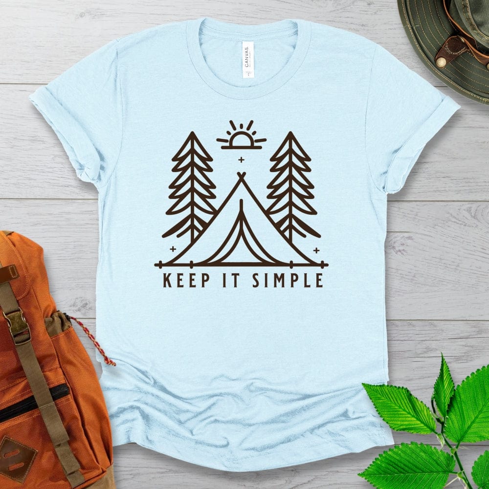 Keep It Simple Camping Tshirt