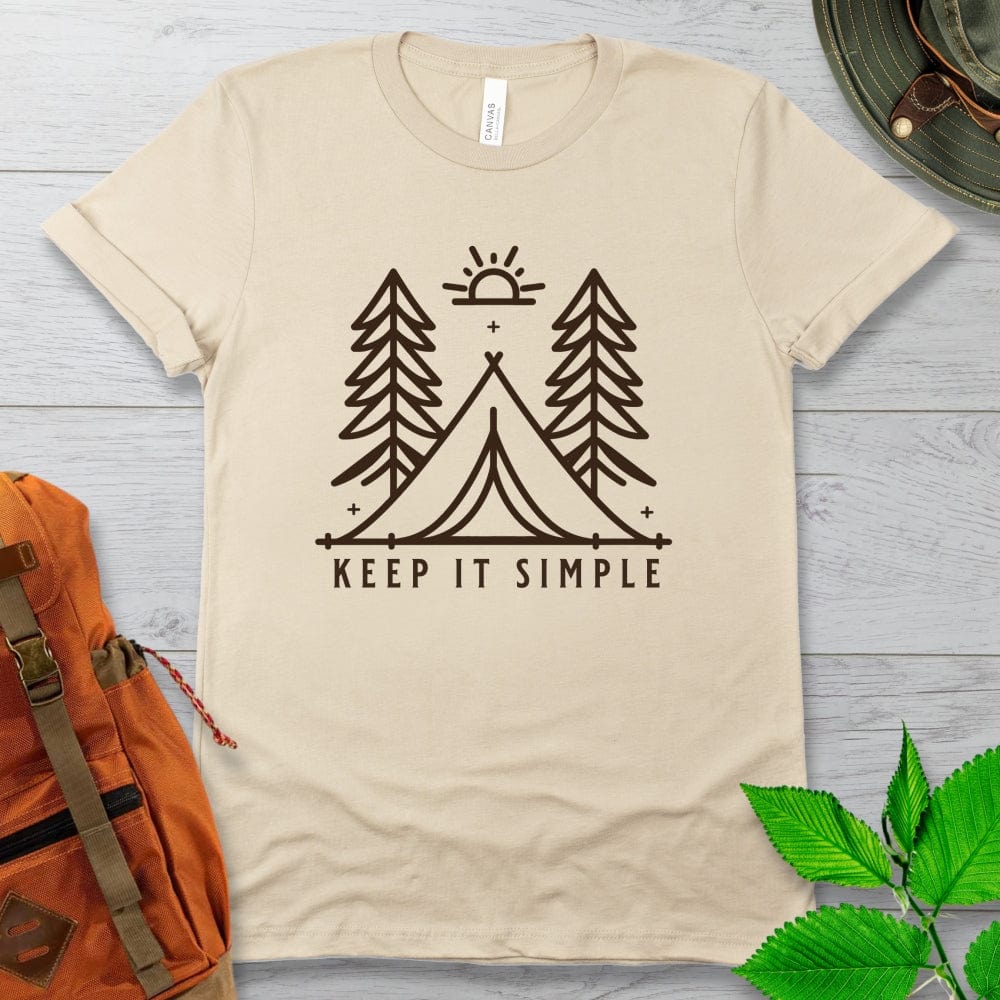 Keep It Simple Camping Tshirt