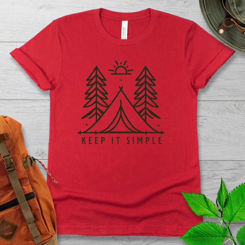 Keep It Simple Camping Tshirt