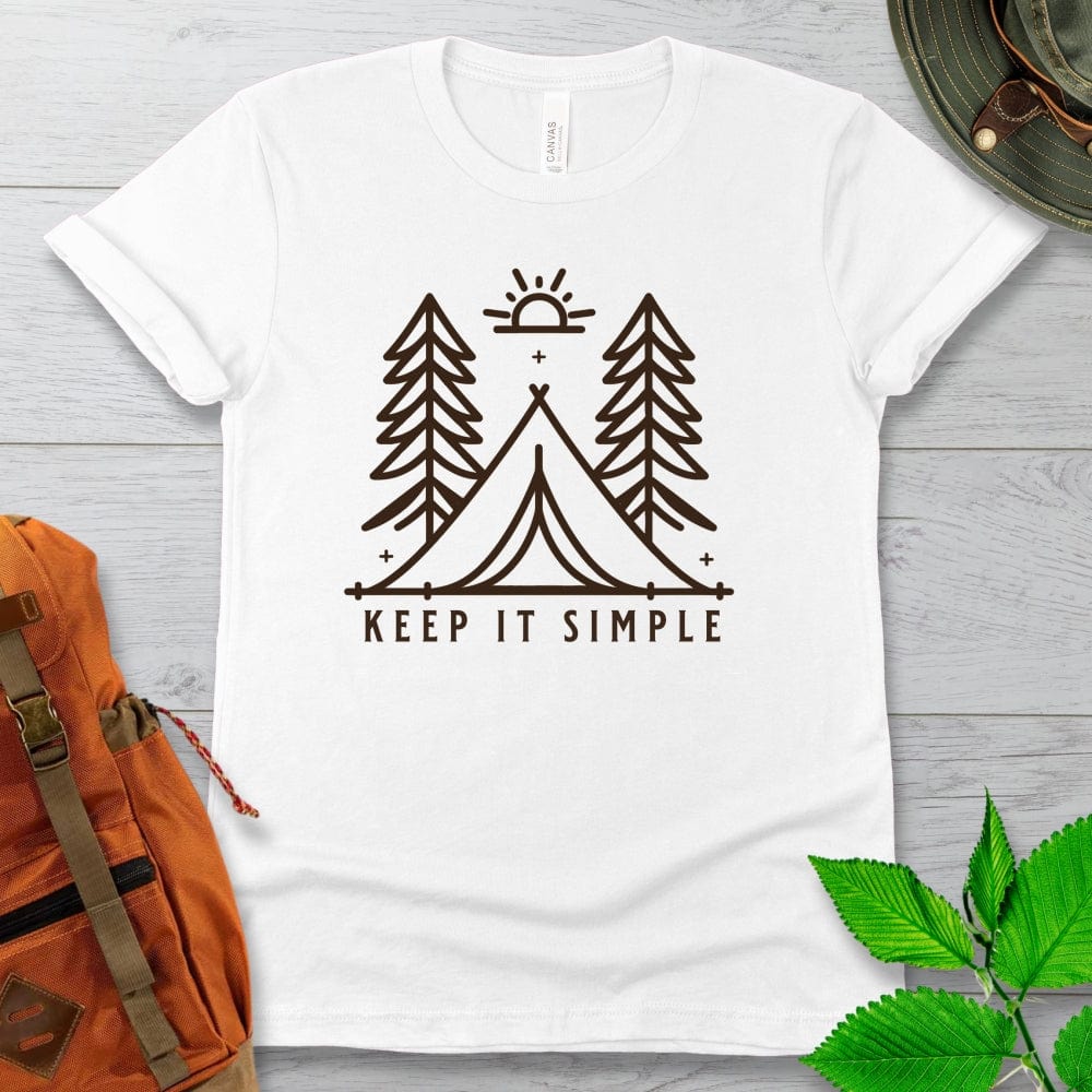 Keep It Simple Camping Tshirt