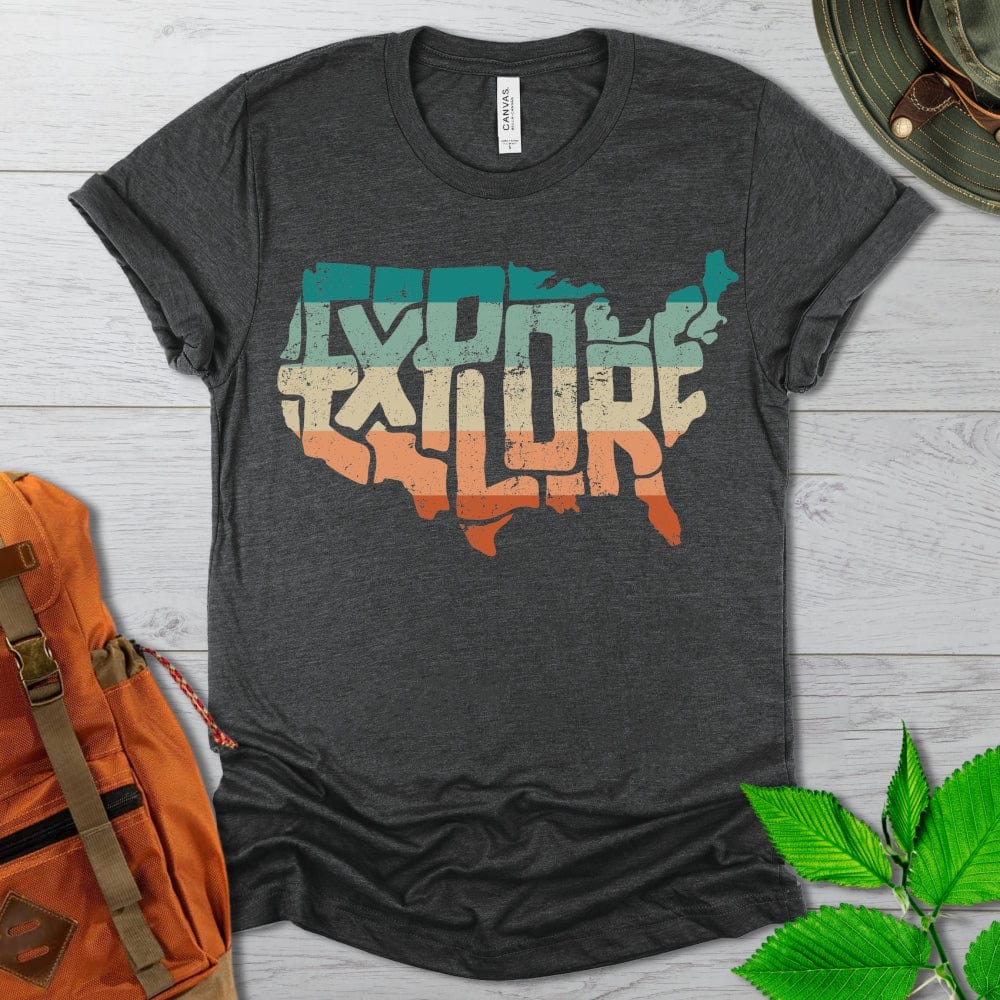 Explore the US Retro Tshirt