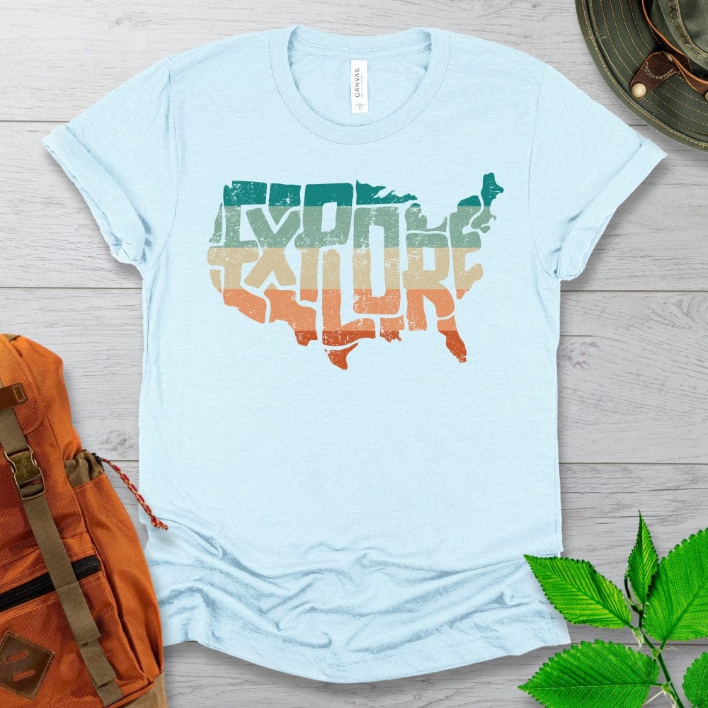 Explore the US Retro Tshirt